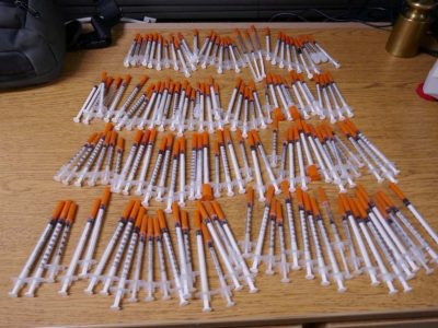 Driver arrested after crystal meth and syringes seized in East Sacramento