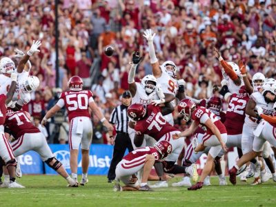 Tate Sandell kicks game-winning field goal in Dallas as Oklahoma upsets Texas